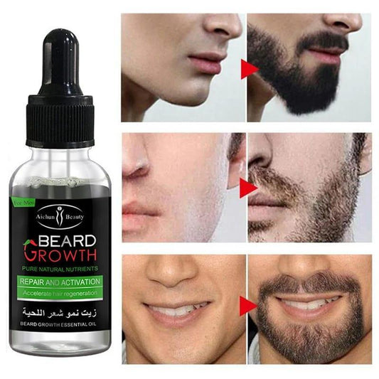 30ml Premium Beard Oil for Hair Growth & Anti-Dandruff - 1 Pcs