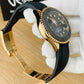 Men's Rolex Submariner Gold Black Water Resistant Watch