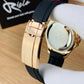 Men's Rolex Submariner Gold Black Water Resistant Watch