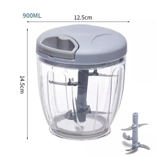 Manual Meat Chopper Pink ABS Plastic Kitchen Tool