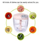 Manual Meat Chopper Pink ABS Plastic Kitchen Tool