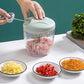 Manual Meat Chopper Pink ABS Plastic Kitchen Tool
