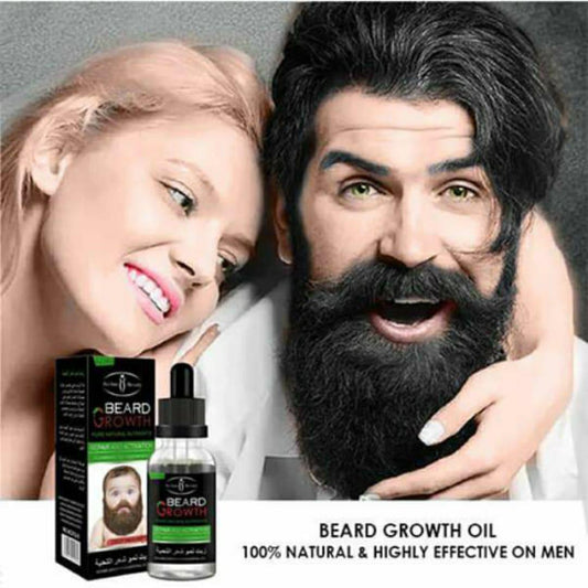 30ml Premium Beard Oil for Hair Growth & Anti-Dandruff - 1 Pcs