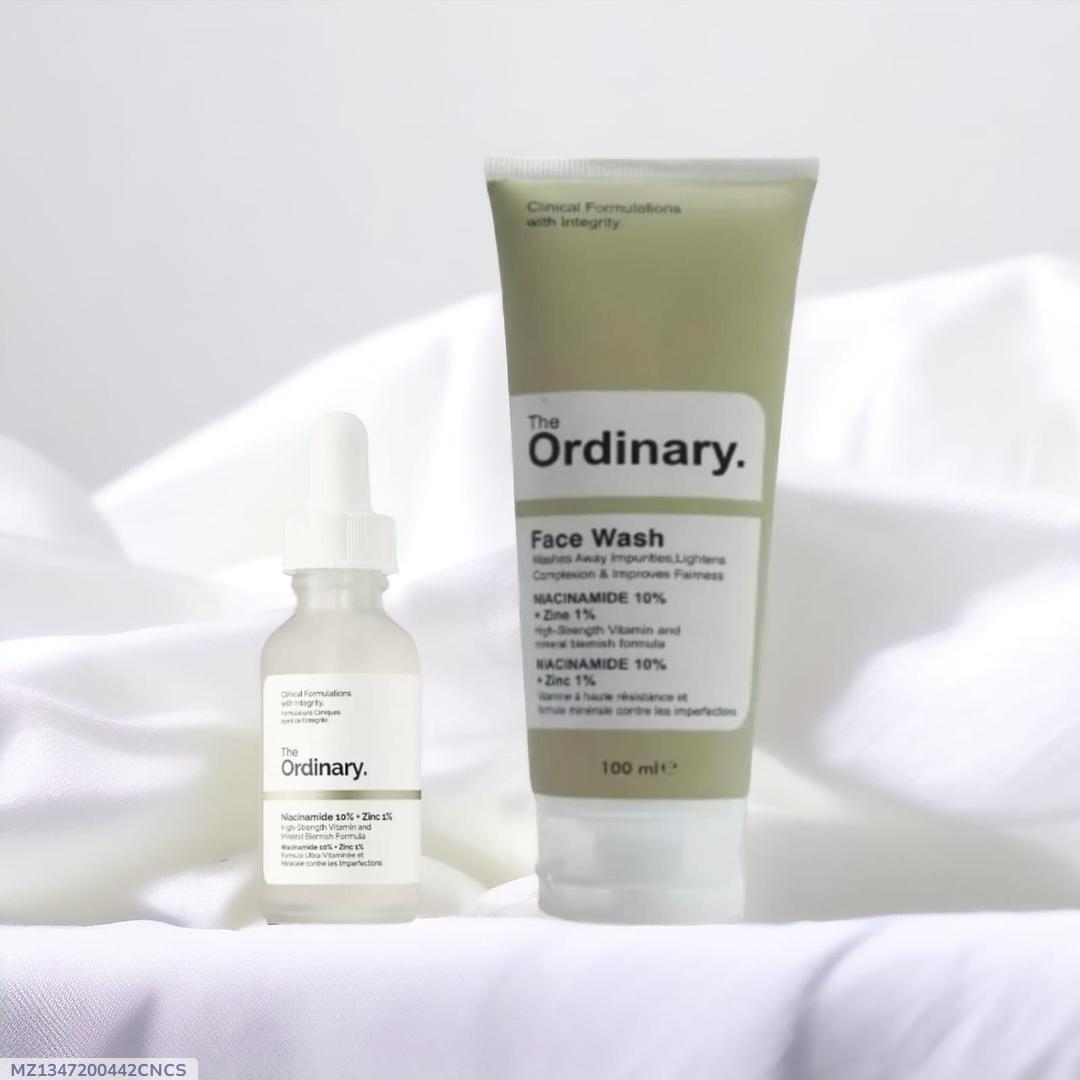 🌿 Premium 2-Pc Niacinamide Serum & Face Wash Combo Pack