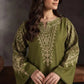 Green Lawn 2-Piece Women Suit with Embroidery for Weddings & Festivals