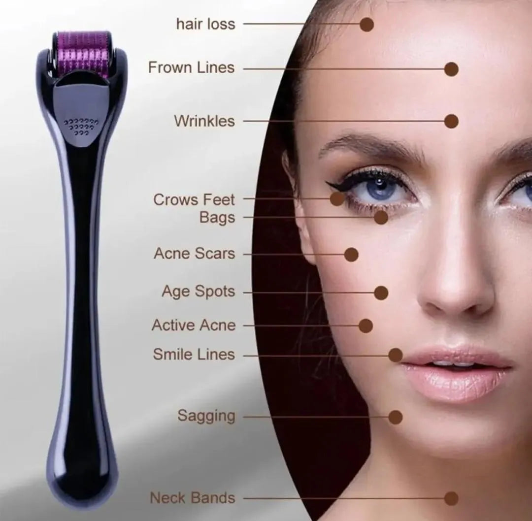 Professional Derma Roller for Damaged Hair Care - 1 Pcs