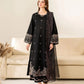 Black Embroidered Lawn 3Pcs Set for Women