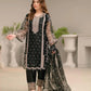 🌟 Designer Embroidered Black Party Wear Suit for Women