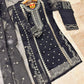 🌟 Designer Embroidered Black Party Wear Suit for Women