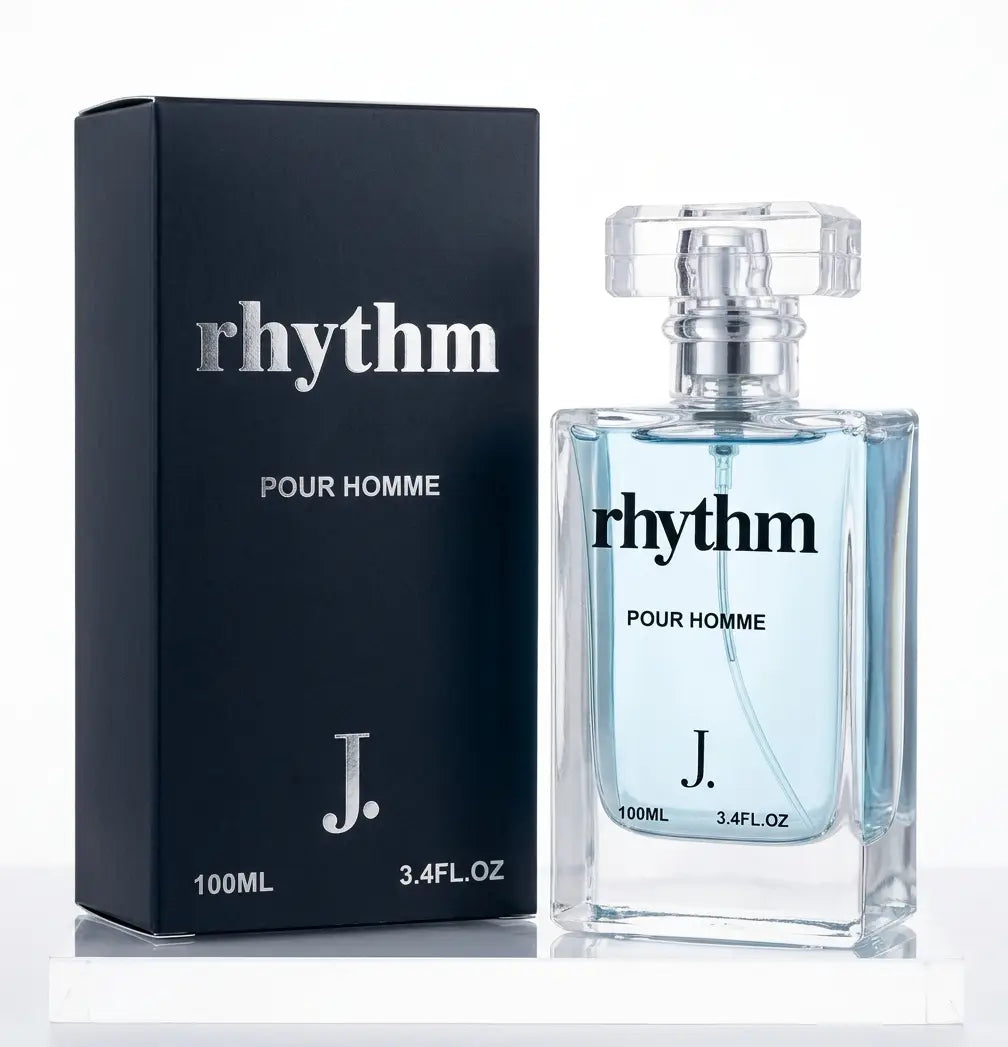 ✨ J. Fragrances Rhythm Pour Homme – Premium Aquatic & Woody Men's Perfume 🌊