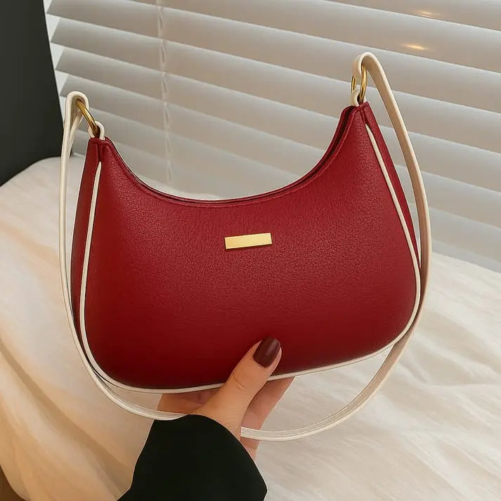 Women's Rexine Plain Shoulder Bag