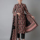 3 Pcs Women's Unstitched Printed Suit
