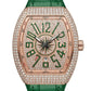 Diamond Stone Men's Luxury Fashion Watch, (Working Date & Premium Textured Strap)