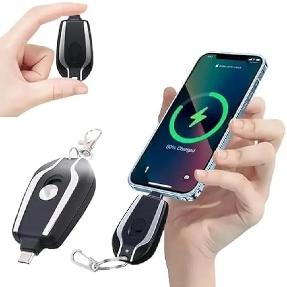 📱 Ultra-Compact Portable Emergency Charger for Android & iPhone