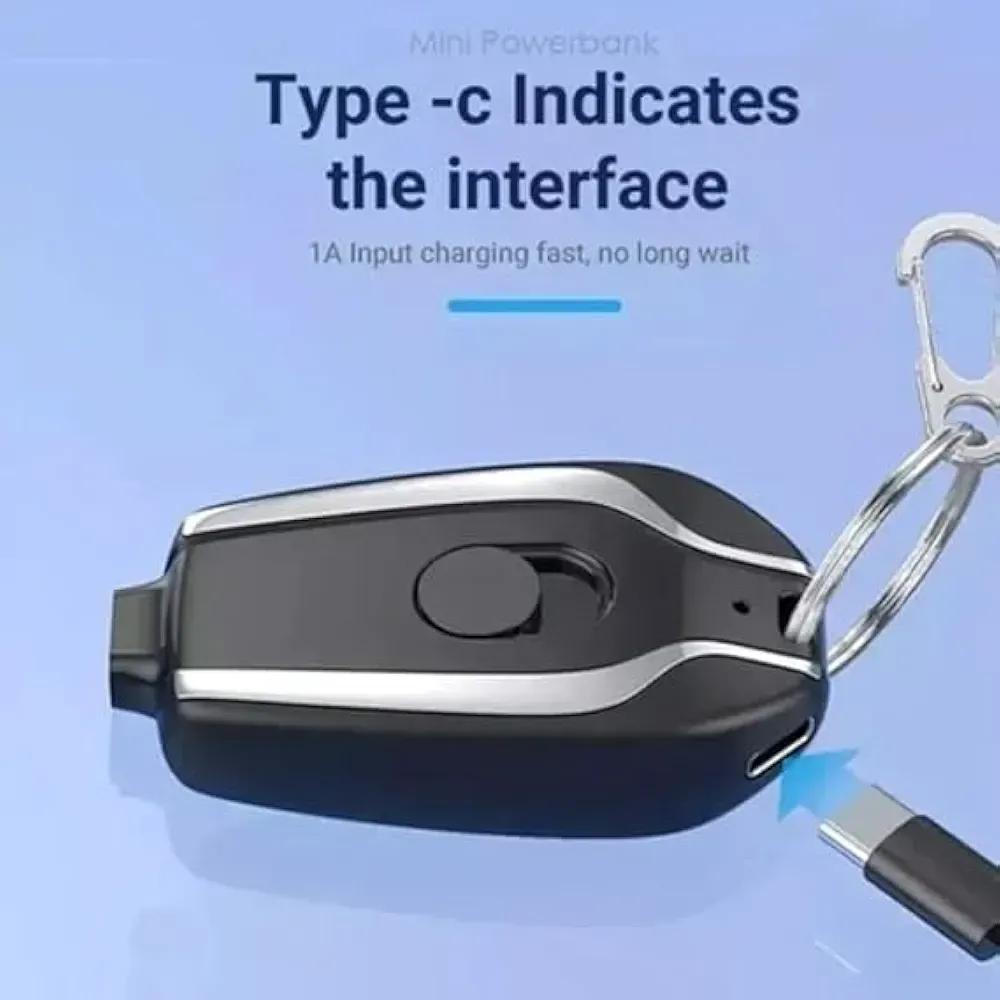 📱 Ultra-Compact Portable Emergency Charger for Android & iPhone