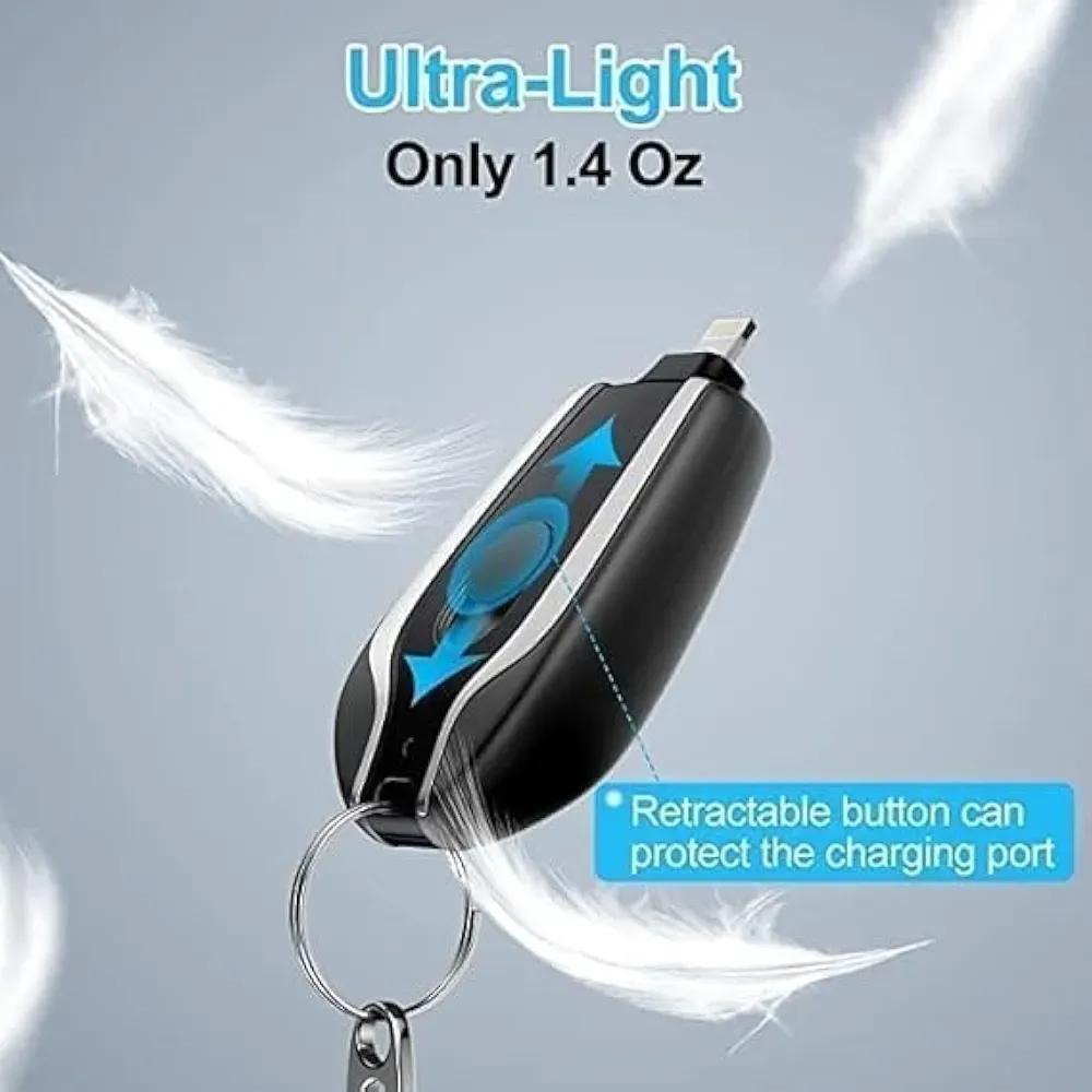 📱 Ultra-Compact Portable Emergency Charger for Android & iPhone