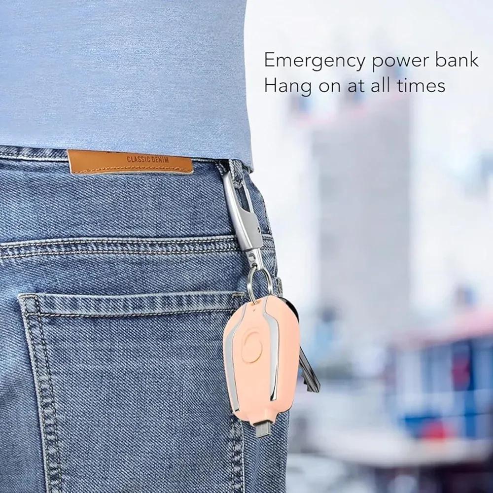 📱 Ultra-Compact Portable Emergency Charger for Android & iPhone