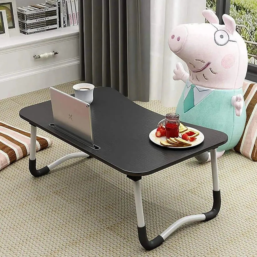 Black Laptop Table for Home Office Use