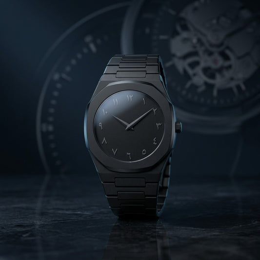 Arabic Aura Carbon Fiber Watch