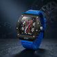 Altrion Blue Strap Skeleton Watch