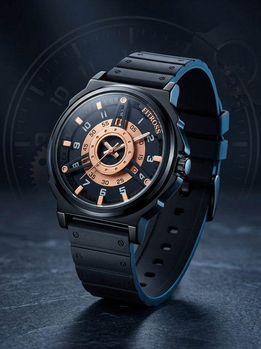 Black Gold Dial Watch